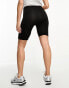 Фото #5 товара Vero Moda Maternity 2 pack over the bump seamless legging shorts in black