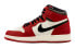 Фото #2 товара Jordan Air Jordan 1 Chicago 潮流 芝加哥 高帮 复古篮球鞋 GS 红黑白 / Кроссовки Jordan Air Jordan FD1437-612