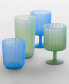 Polypropylene Mesa Goblet Set of 6