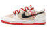 Фото #1 товара Кроссовки Nike Dunk Low в стиле Да Винчи, новогодние бело-коричневые