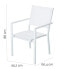 Фото #2 товара Садовое кресло Thais 55,2 x 60,4 x 86 cm Алюминий Белый
