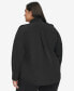 ფოტო #2 პროდუქტის Women's Plus Size Utility Shirt, First@Macy’s