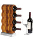 Фото #1 товара Винный стеллаж Nambe Curvo из дерева 17.25" для хранения вина