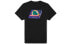 Фото #1 товара Vans 亚洲艺术家系列 Logo图案印花短袖T恤 男款 黑色 / Футболка Vans LogoT Featured Tops T-Shirt