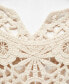 ფოტო #5 პროდუქტის Women's 100% Cotton Crochet Dress