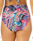 Women's Printed Shirred High-Low Bottoms