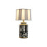 Фото #1 товара Настольная лампа Home ESPRIT Белый Чёрный Серый Позолоченный Фарфор 29 x 29 x 51 cm