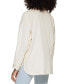 ფოტო #2 პროდუქტის Women's Zip-Front Lined Oversized Shacket