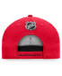 Фото #5 товара Men's Red Chicago Blackhawks Authentic Pro Team Locker Room Adjustable Hat
