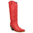 Фото #4 товара Corral Boots Stitch Pattern Embroidery Snip Toe Cowboy Womens Red Casual Boots