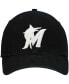 ფოტო #3 პროდუქტის Men's Black Miami Marlins Challenger Adjustable Hat
