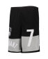 Big Boys Kevin Durant Black Brooklyn Nets Pandemonium Name and Number Shorts