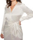 ფოტო #3 პროდუქტის Women's Alya Wrap-Style Mini Dress