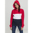 Толстовка URBAN CLASSICS er Over для женщин Red Flash / Navy / White, S - фото #4