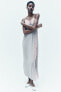 Фото #6 товара Платье в бельевом стиле с кружевной отделкой ZARA