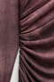 Фото #7 товара Платье из полупрозрачной ткани с драпировкой ZARA