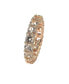 ფოტო #3 პროდუქტის Suzy Levian Sterling Silver Cubic Zirconia Pave U-Shape Setting Eternity Band Ring