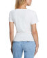 Women's Garden Glow Cotton Lace-Up Corset T-Shirt S - фото #2