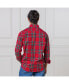 ფოტო #8 პროდუქტის Mens' Organic Long Sleeve Stretch Poplin Button Down Shirt