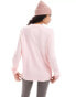 Фото #8 товара Threadbare Ski oversized printed jumper in pink