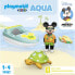 PLAYMOBIL 1.2.3 & Disney: Mickey´S Boat Tour Construction Game