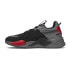 Фото #6 товара Puma RsX Halves Lace Up Mens Black, Grey Sneakers Casual Shoes 38575401