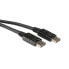 Фото #1 товара VALUE DisplayPort Cable - DP-DP - M/M 2 m - 2 m - DisplayPort - DisplayPort - Black - Male/Male - 2 mm