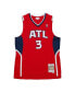 Фото #3 товара Men's Lou Williams Red Atlanta Hawks Hardwood Classics Swingman Jersey