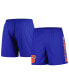 ფოტო #1 პროდუქტის Men's Blue Distressed New York Knicks Hardwood Classics 1990-1992 Throwback Logo Heritage Shorts