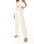 Фото #1 товара 4th & Reckless wide leg trousers co-ord in cream