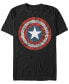 Marvel Men's Comic Collection Captain America Comic Style Shield Short Sleeve T-Shirt M - фото #1