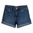 Джинсы Levi's Girlfriend Shorty Blue девочка Синяя сталь