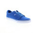 Фото #3 товара DC Anvil TX 320040-BWT Mens Blue Canvas Skate Inspired Sneakers Shoes