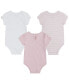 Baby Boys or Girls Cotton Bodysuits, Pack of 3