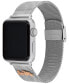 Фото #3 товара Ремешок для часов COACH Stainless Steel Mesh для Apple Watch® 38/40/41 мм