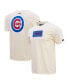 Men's Cream Chicago Cubs Club Member Badge T-Shirt Бежевый, S - фото #1