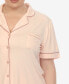 ფოტო #4 პროდუქტის Plus Size 2 Pc. Short Sleeve Pajama Set