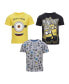 Minions 3 Pack Graphic T-Shirts Toddler|Child Boys