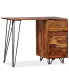 Фото #2 товара Writing Desk with 1 Drawer and 1 Cabinet Solid Sheesham Wood