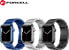 Фото #2 товара ForCell FORCELL F-DESIGN FA10 pasek do APPLE Watch 38 / 40 / 41 mm srebrny