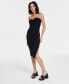 Women's Strapless Twist-Detail Sweater Dress, Created for Macy's