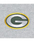 ფოტო #2 პროდუქტის Men's Heather Gray Green Bay Packers Big and Tall Fleece Raglan Full-Zip Hoodie Jacket