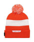 Фото #2 товара Men's Orange Clemson Tigers Sideline Team Cuffed Knit Hat with Pom