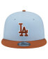 Фото #4 товара Men's Light Blue Los Angeles Dodgers Spring Color Two-Tone 9FIFTY Snapback Hat