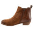 Softwalk Rockford S2058-203 Womens Brown Wide Suede Ankle & Booties Boots