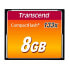 Фото #1 товара TRANSCEND 133x CompactFlash UDMA 4 8GB memory card