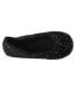 ფოტო #3 პროდუქტის Isotoner Women's Satin with Rhinestones Ballerina Slipper, Online Only