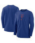 Men's Royal New York Mets Authentic Collection Player Performance Pullover Sweatshirt Синий, S - фото #1