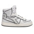 Фото #1 товара Diadora Mi Basket Frame Used High Top Mens Black, White Sneakers Casual Shoes 1
