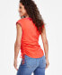 Women's Side-Tie V-Neck Top, Created for Macy's